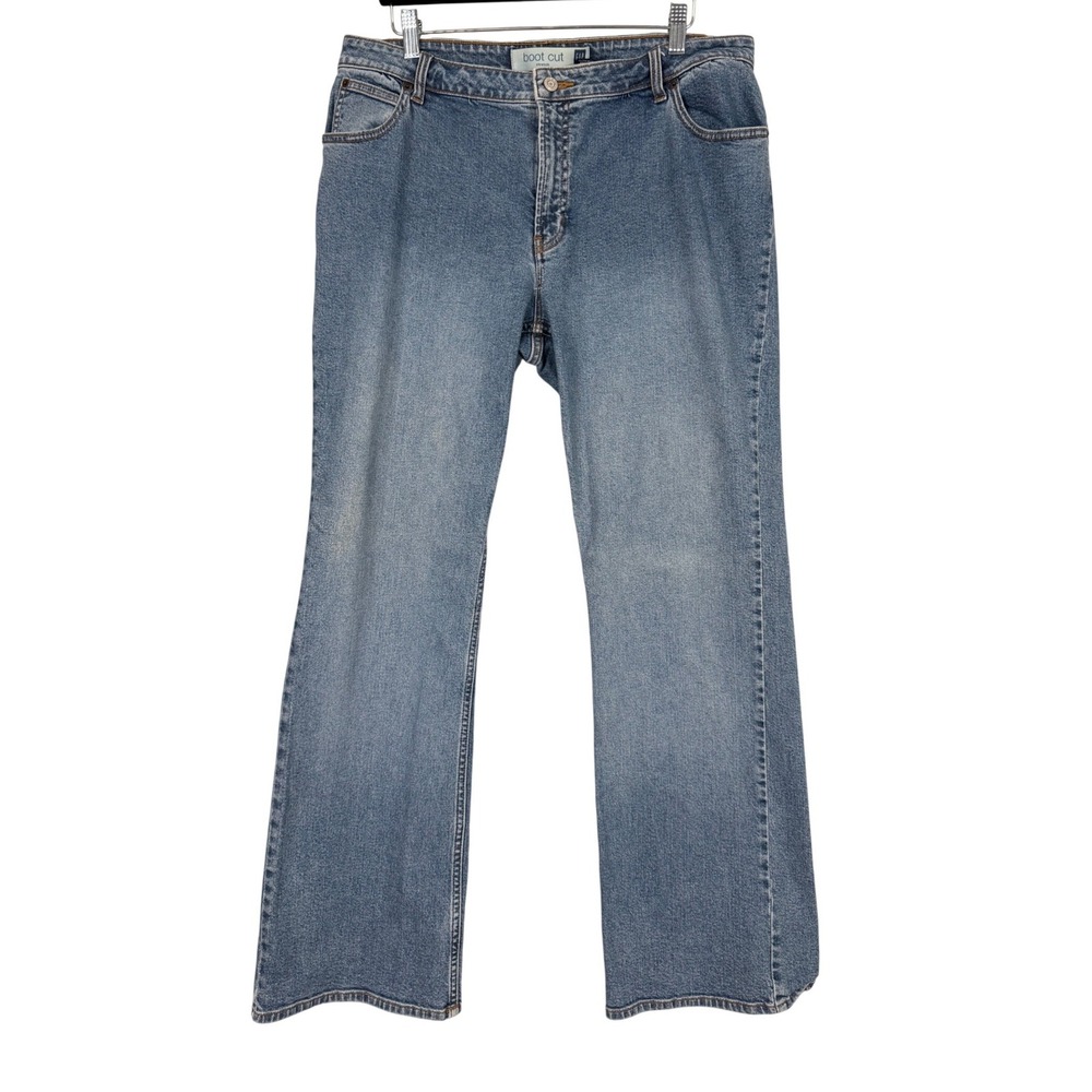 Gap Bootcut Jeans Womens 16R Blue Vintage Y2K 2003 Stretch Denim